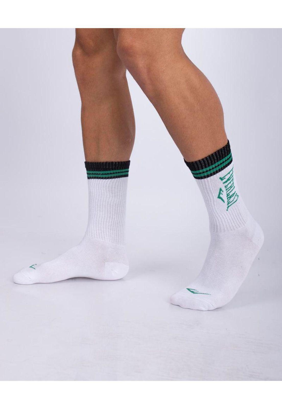 Tripack Calcetines Roma Verde-Negro-Blanco Everlast-4