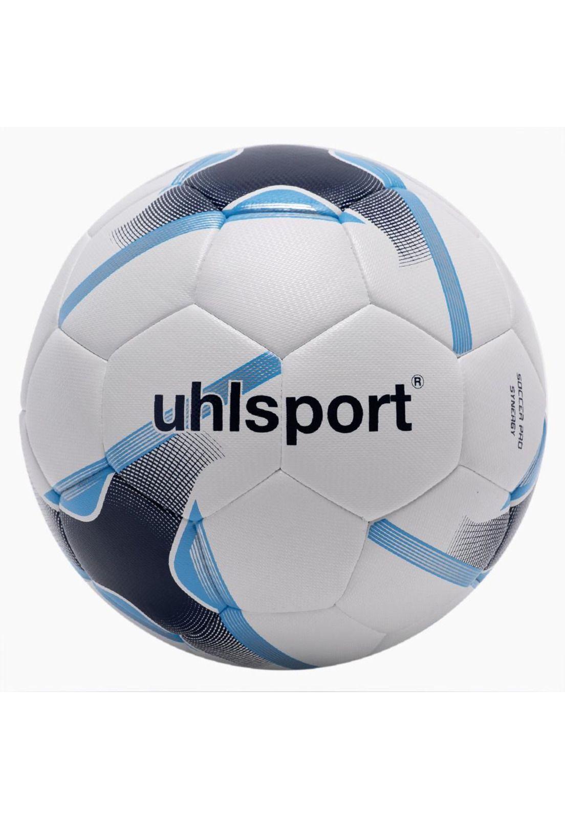 Pelota Futbol Soccer Pro Synergy Blanco/Azúl Marino N°4-0