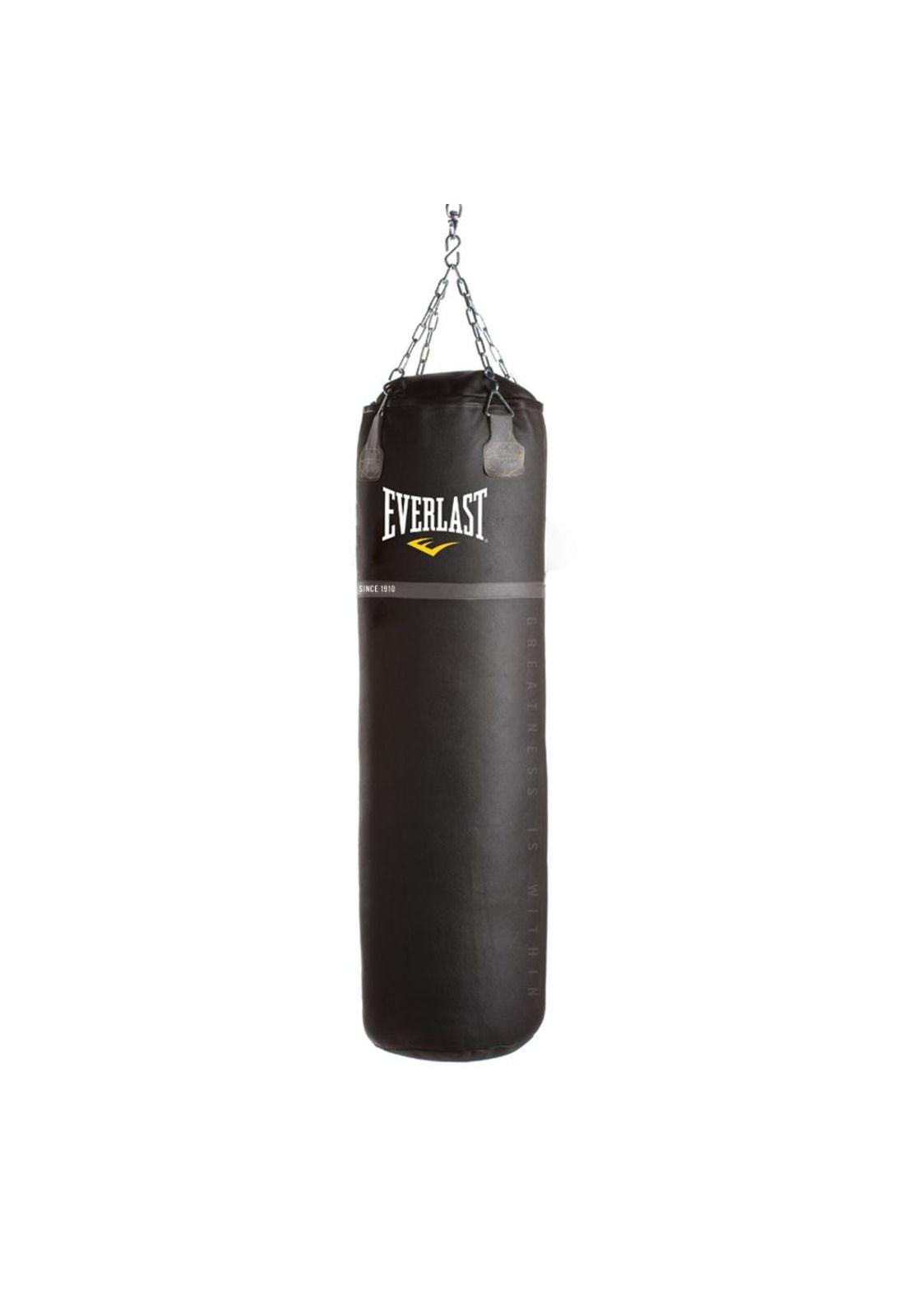 Saco de Boxeo Pesado de Cuero 100lb Everlast-0