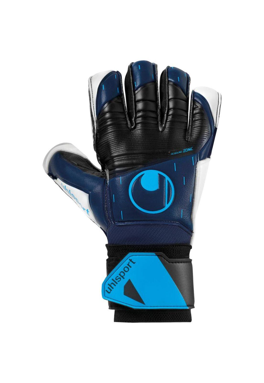 Guantes de Arquero Speed Contact Soft Flex Frame ( férula ) NV/BK/BL Uhlsport-0