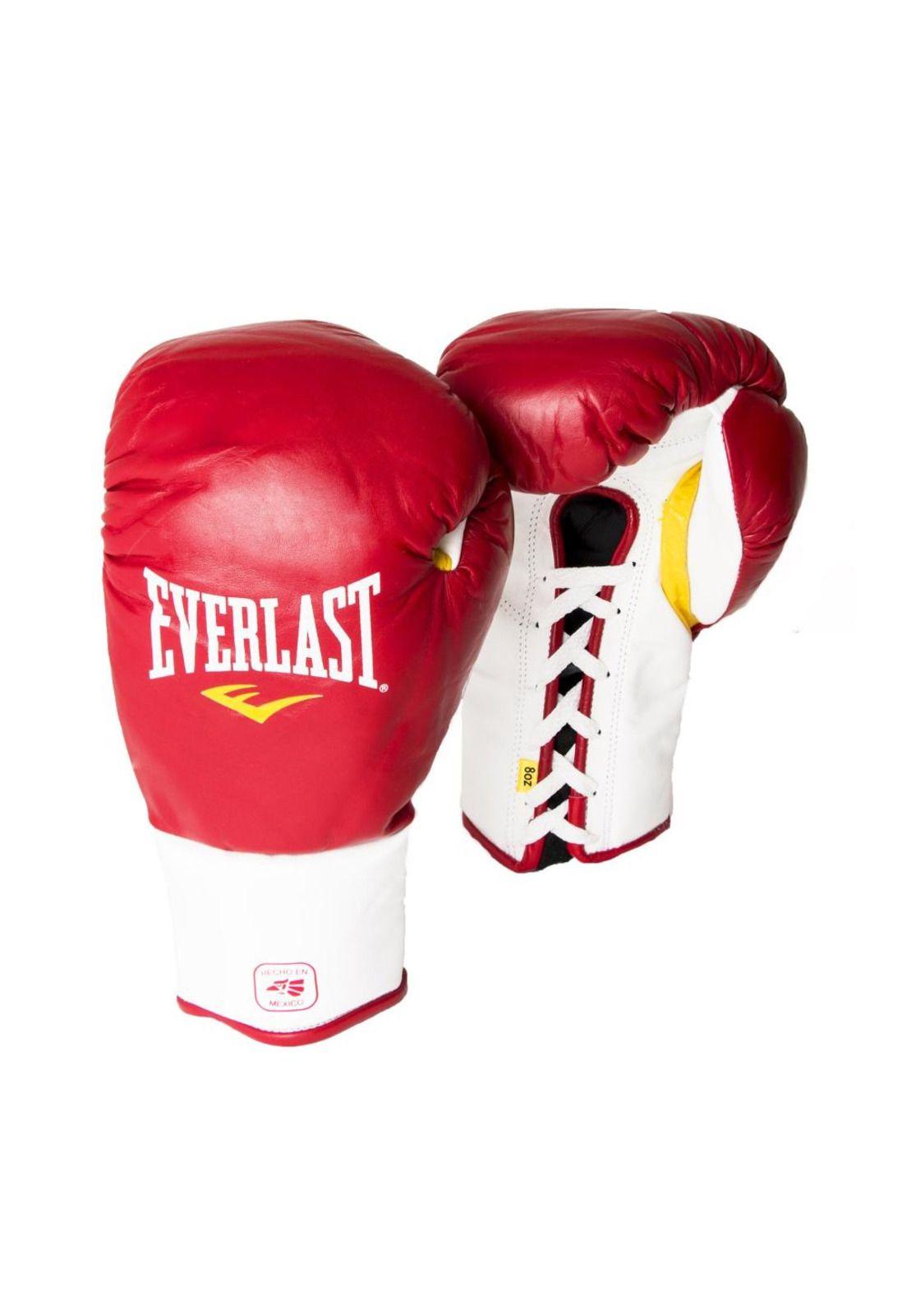Guantes De Box Mx Pro Fight Laced Rojo Everlast-0