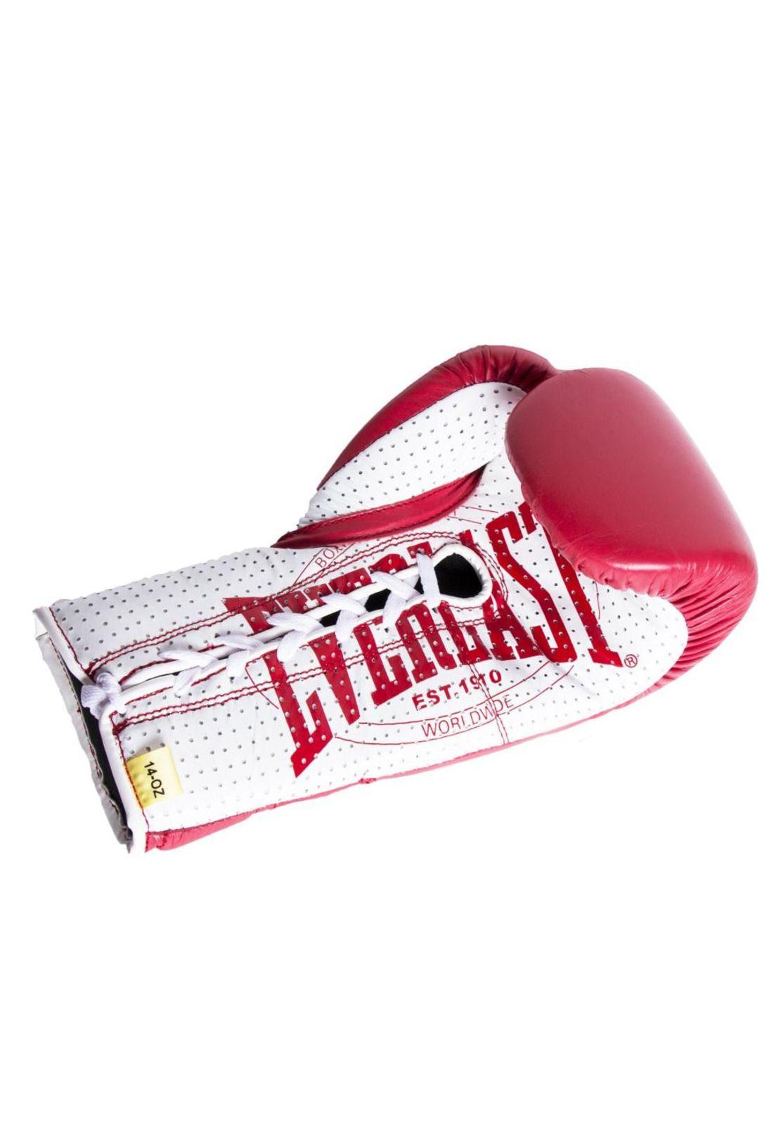 Guantes De Box 1910 Sparring Laced Rojo Everlast-2