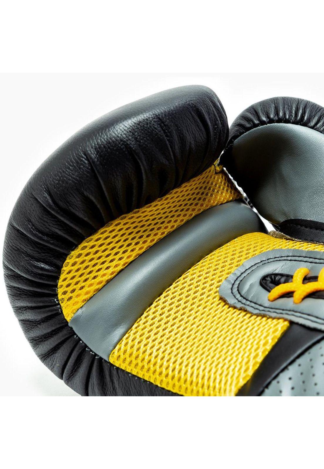 Guantes De Box Everlast Pro Leather Trn Cordones Negro-2