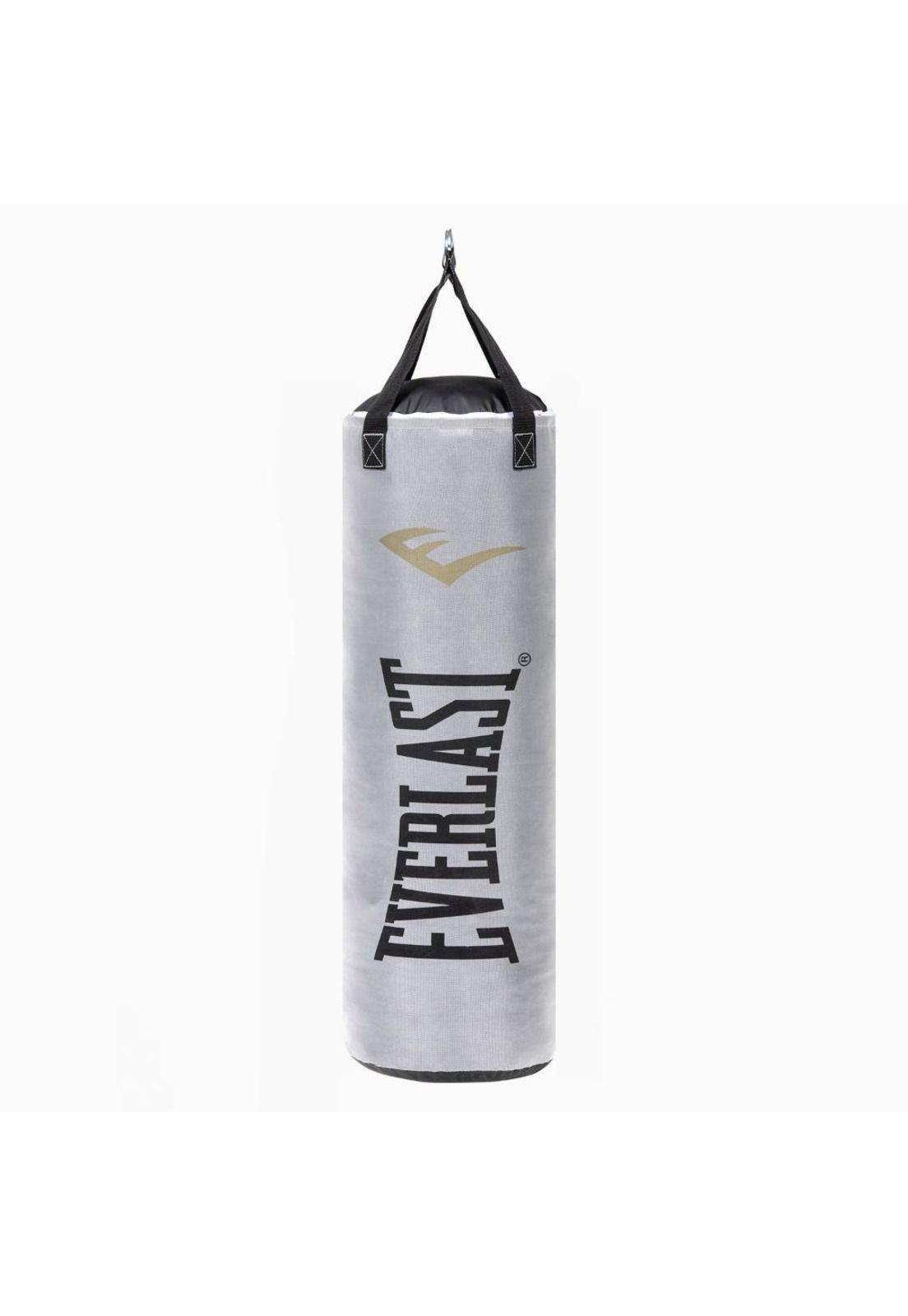 Saco de Boxeo Everlast Powerlock Polycanvas Plata/Negro 100 cm.-0