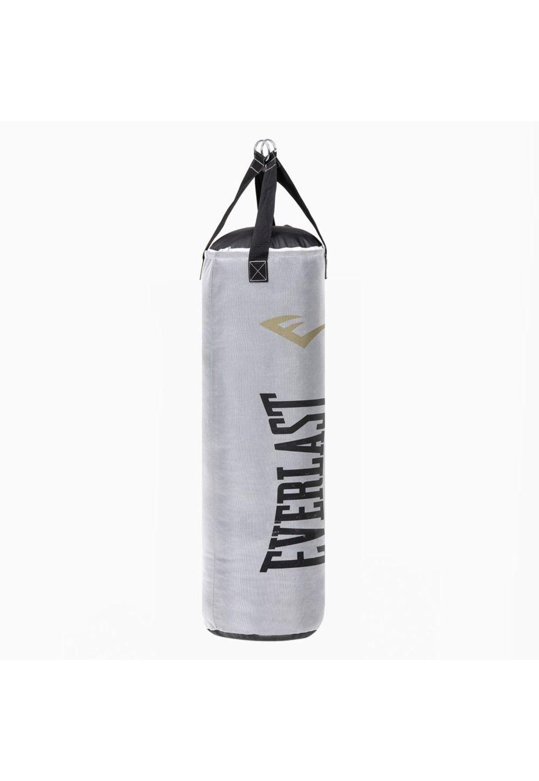 Saco de Boxeo Everlast Powerlock Polycanvas Plata/Negro 100 cm.-1
