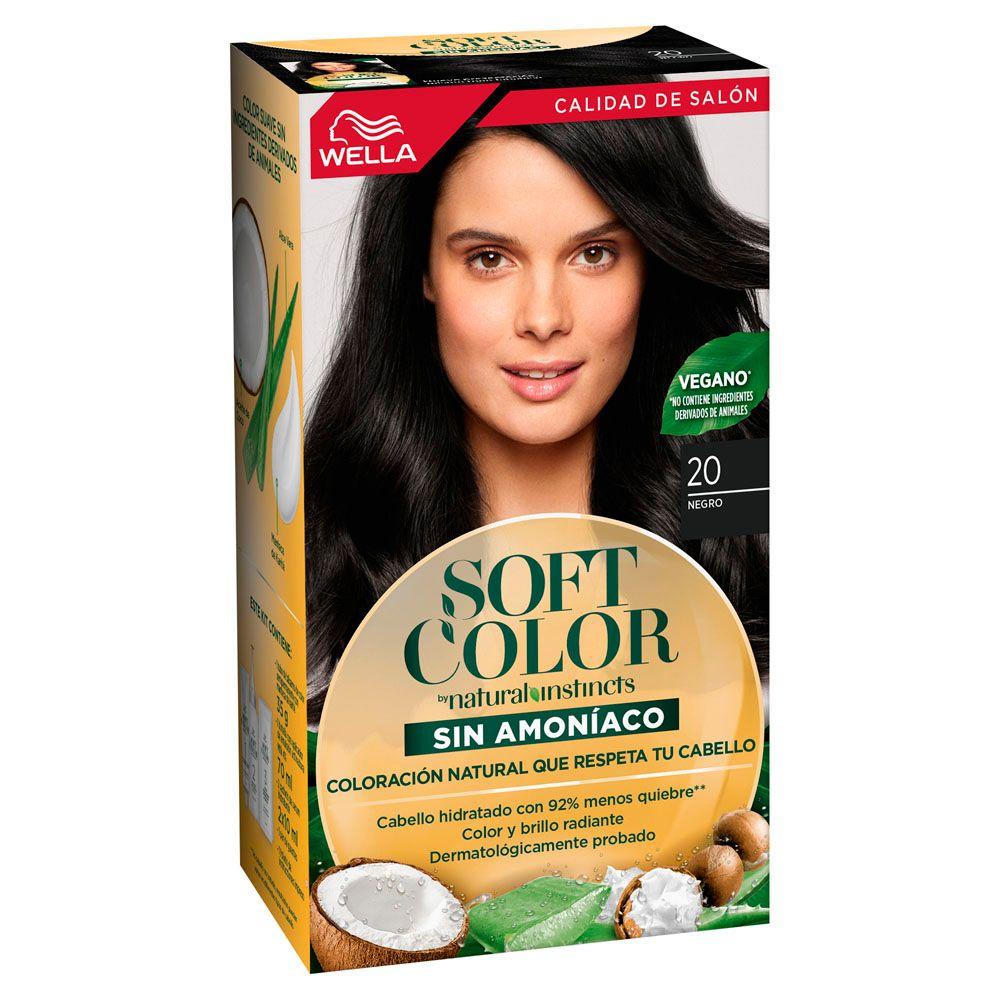 Kit Tintura Semipermanente 20 Negro Soft Color-2