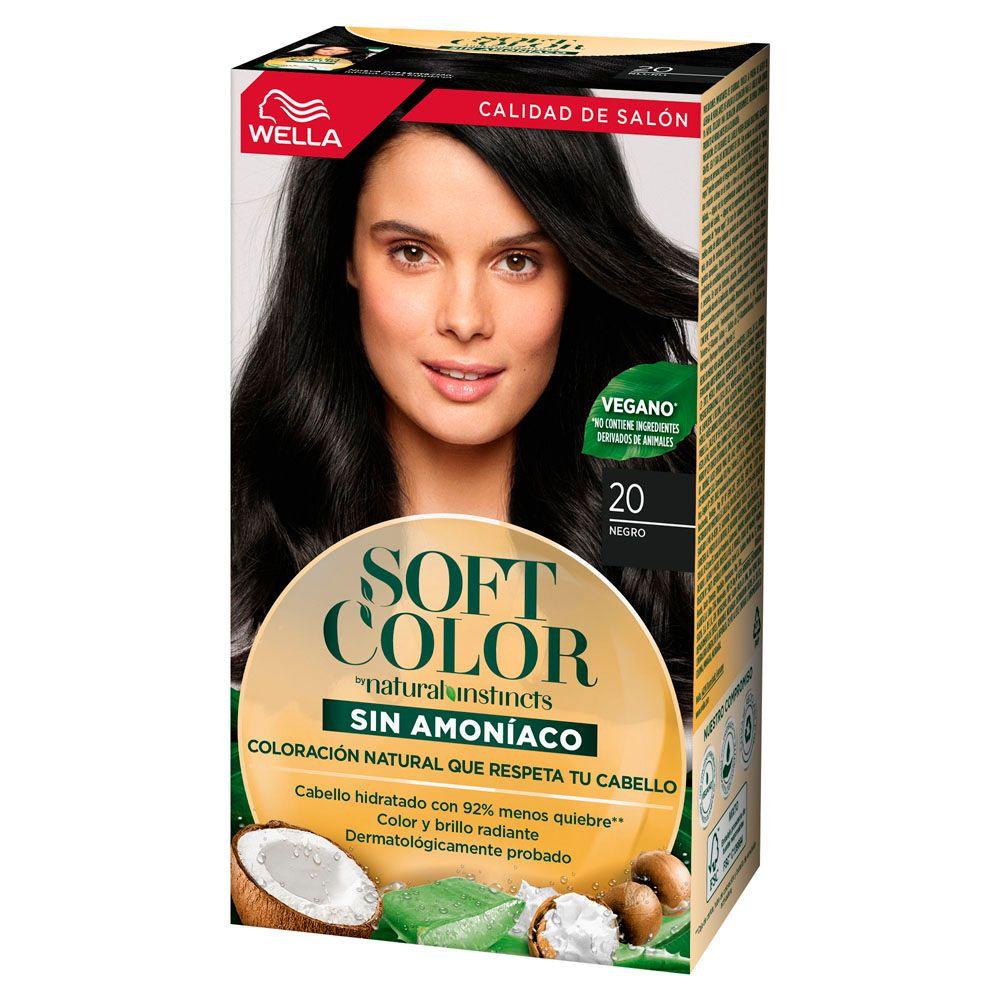 Kit Tintura Semipermanente 20 Negro Soft Color-4