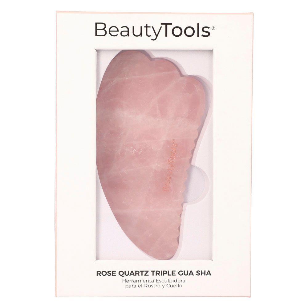 Rose Quartz Triple Gua Sha-1