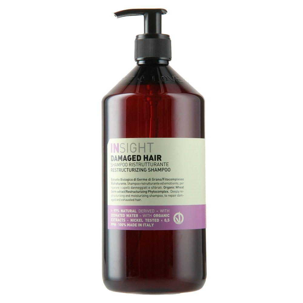 INSIGHT Shampoo Reestructurante Cabello Dañado 900 ml-1