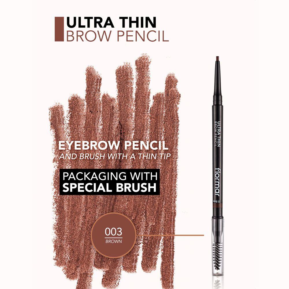 Lápiz Cejas Ultra Thin Brow Pencil Brown-3
