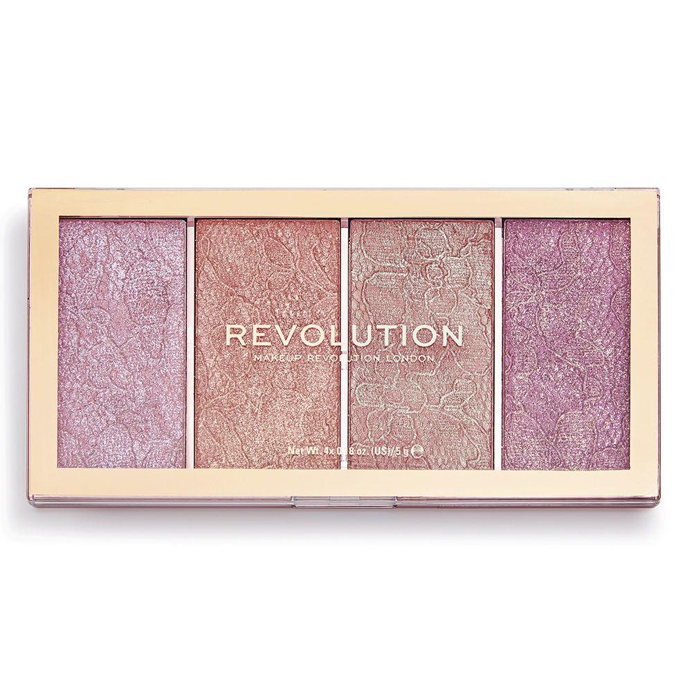 MAKEUP REVOLUTION Paleta Rubor Vintage Lace Blush Palette-0