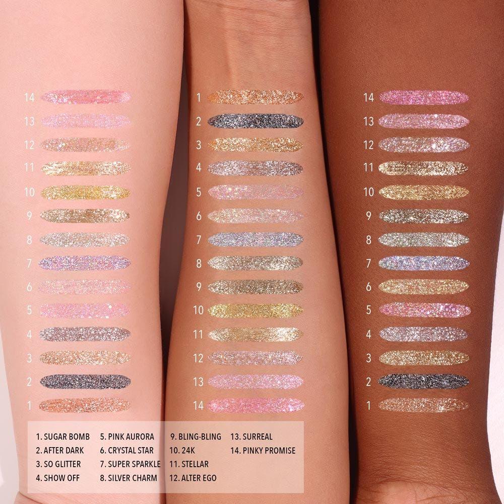 Delineador glitter glitter stellar 011-2