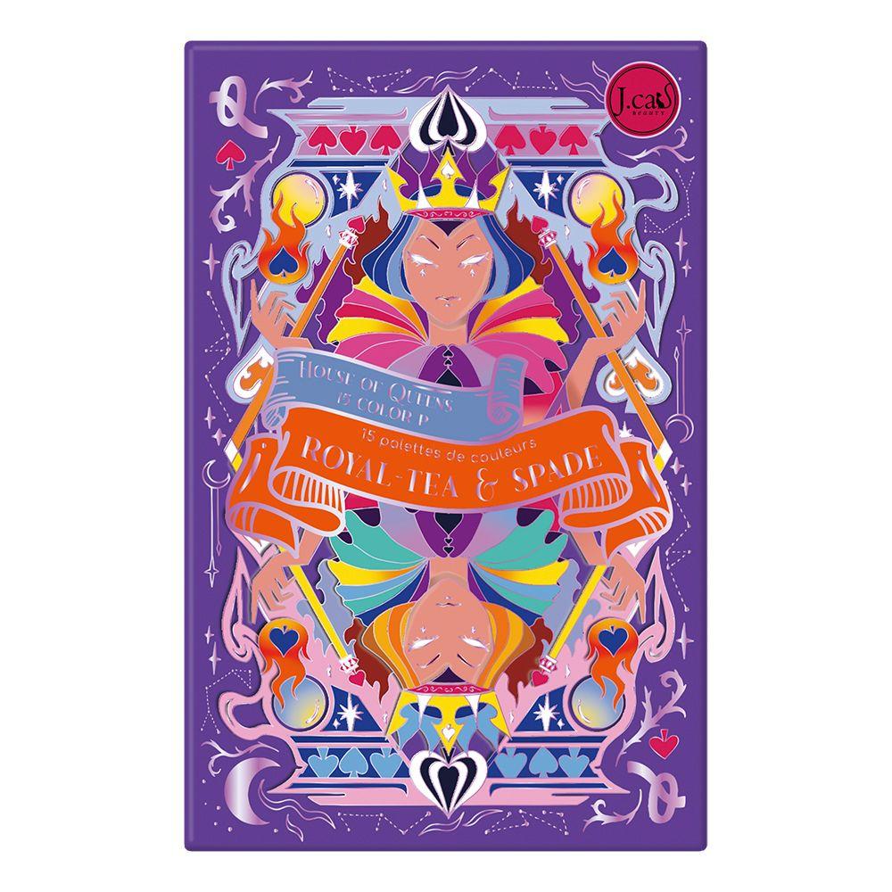 Paleta sombras de ojos House of Queens Royal-Tea & Spade 15T-1