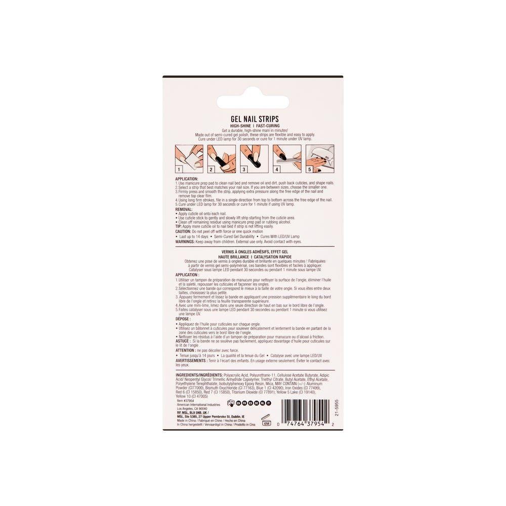 Uñas Adhesivas Gel Nail Strips Heart Breaker-2