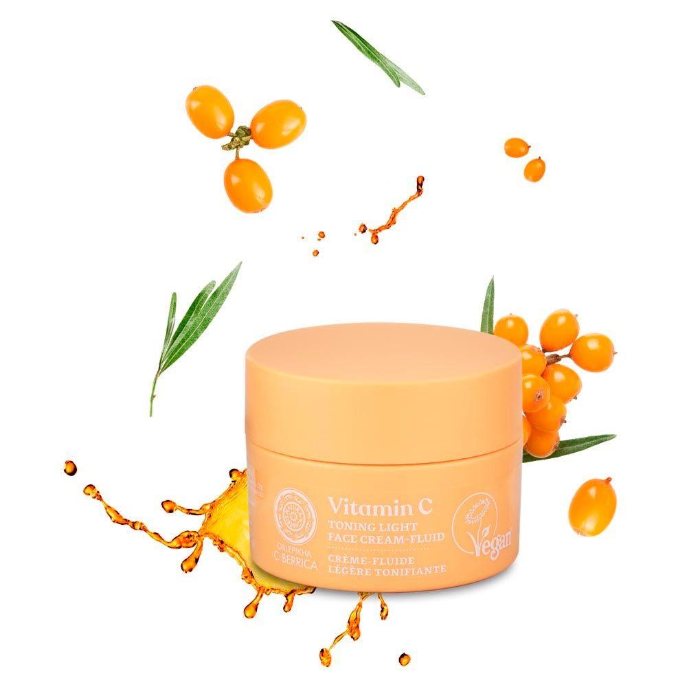 Crema facial tonificante ligera - Fluid Vitamina C 50 ml-1