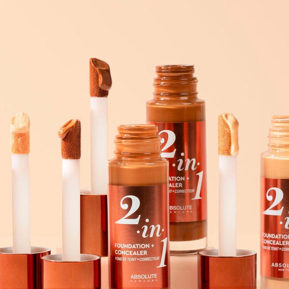 Base 2-en-1 Foundation + Concealer Cool Porcelain-2