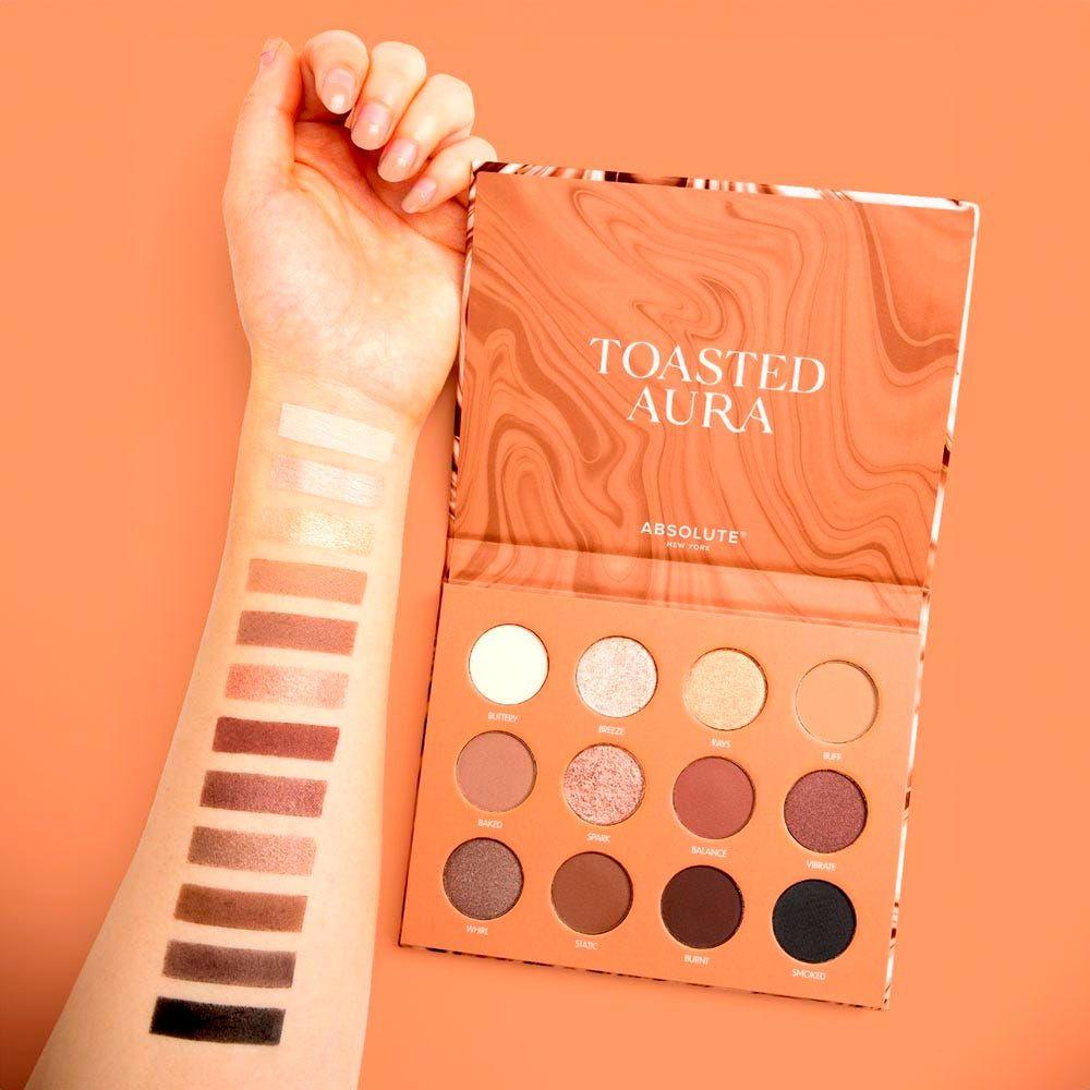 Paleta De Sombras Toasted Aura 12 Color Book-2