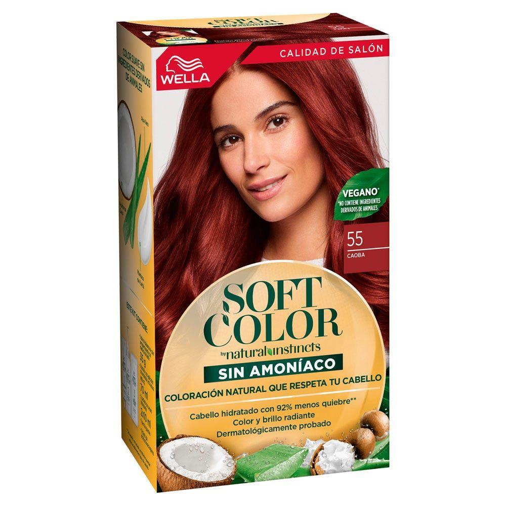 Kit Tintura Semipermanente 55 Caoba Soft Color-2