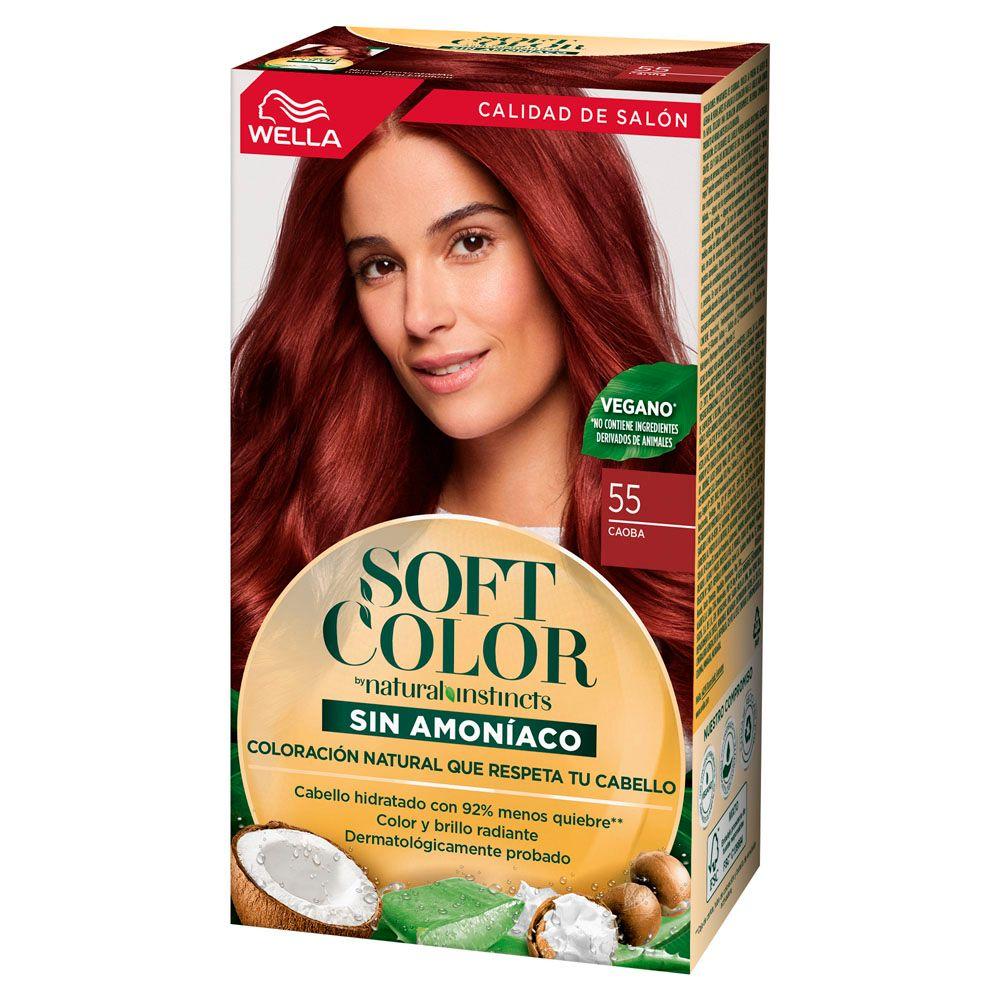 Kit Tintura Semipermanente 55 Caoba Soft Color-4