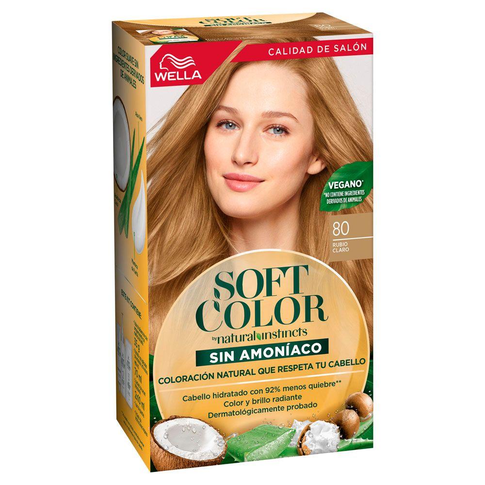 Kit Tintura Semipermanente 80 Rubio Claro Soft Color-2