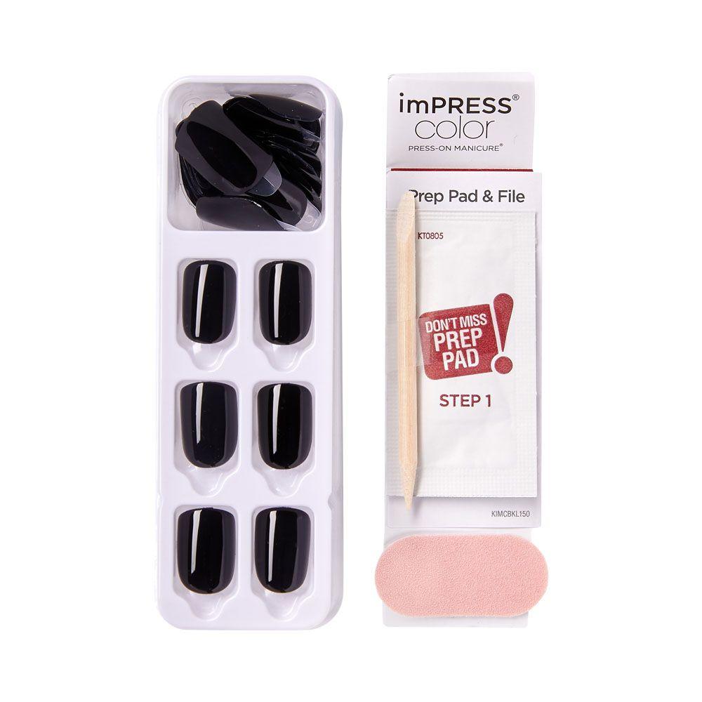 Uñas Impress Color All Black-4