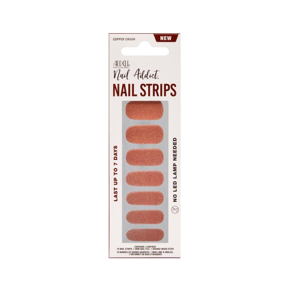 Uñas Adhesivas Nail Strips Copper Crush-0