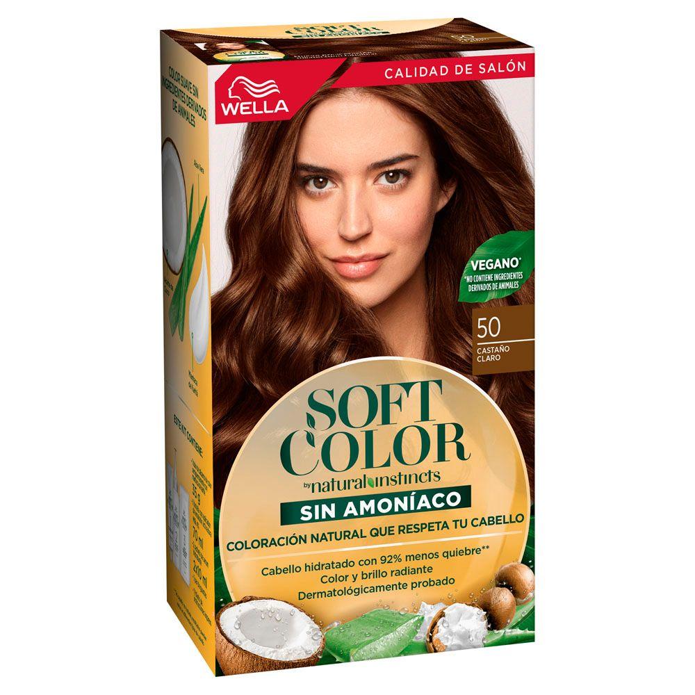Kit Tintura Semipermanente 50 Castaño Claro Soft Color-2