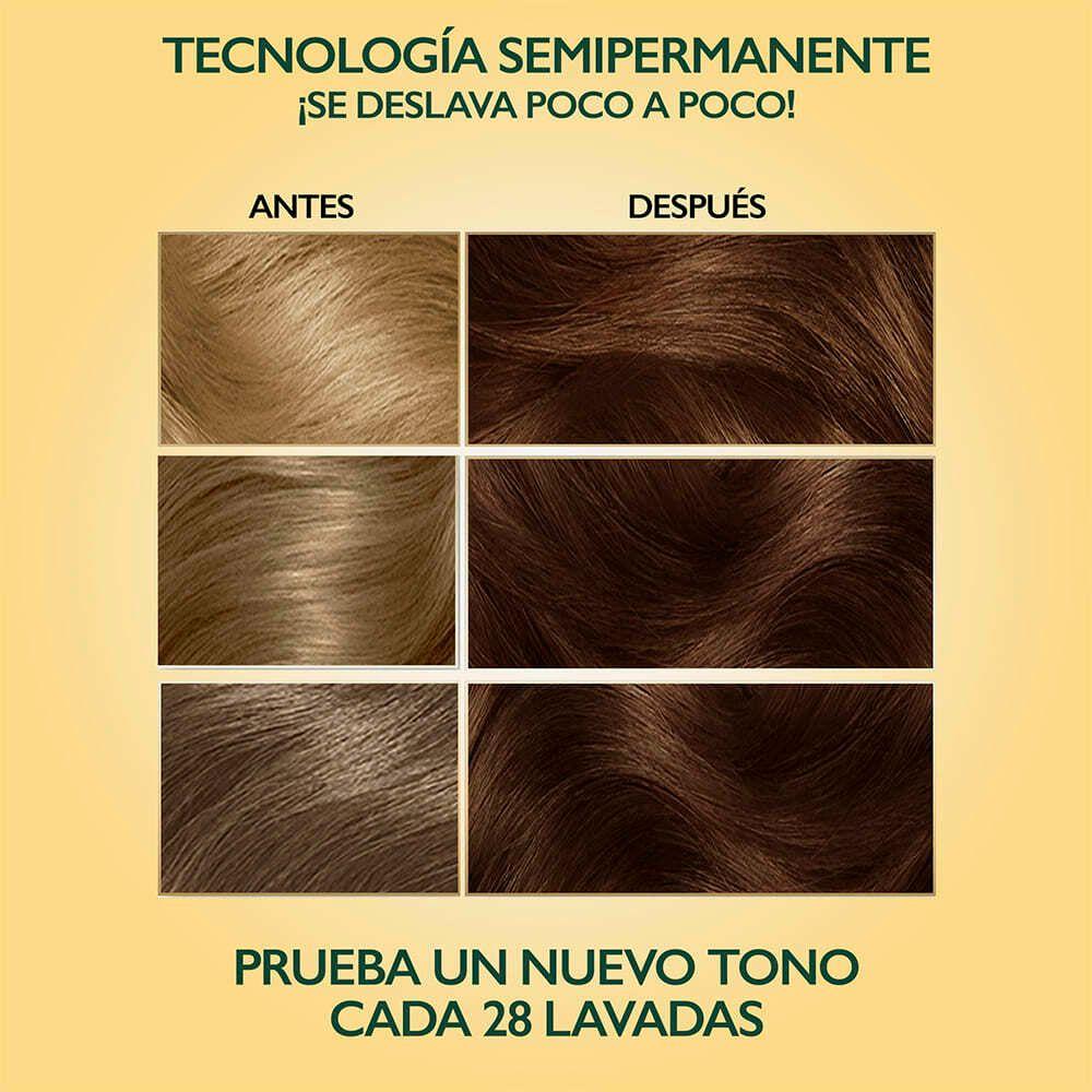 Kit Tintura Semipermanente 50 Castaño Claro Soft Color-5