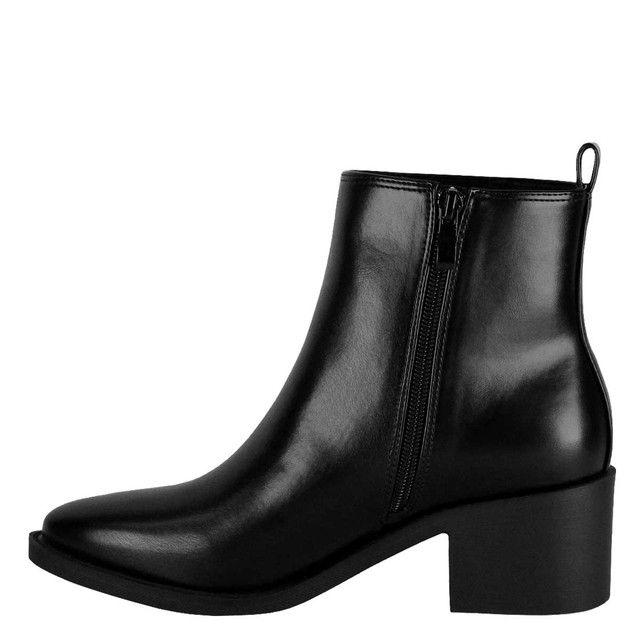 Botín Valentino Negro Takones-2