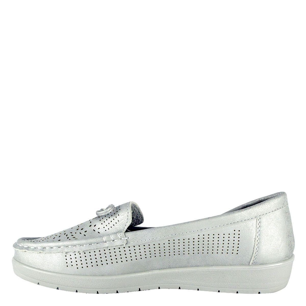 Mocasín Brisa Plateado Takones-2
