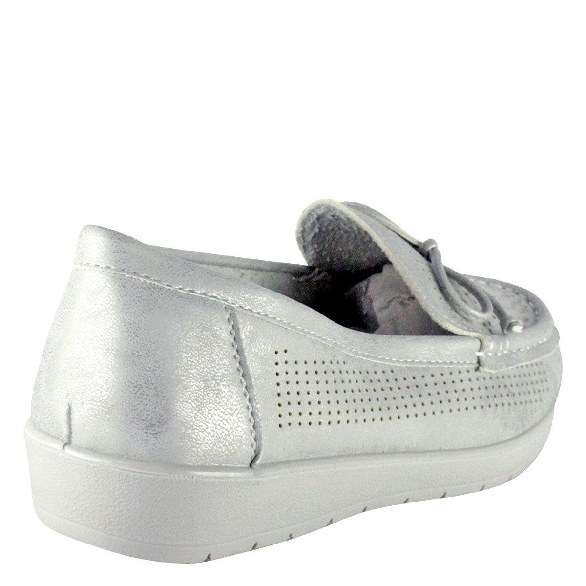 Mocasín Brisa Plateado Takones-3