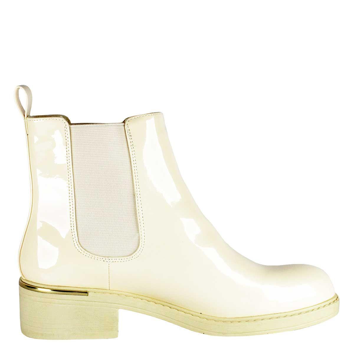 Botín Brunella Beige Takones-0