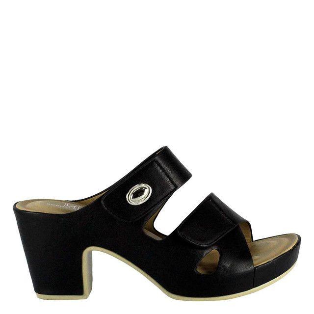 Sandalia Leyla Negra Takones-0