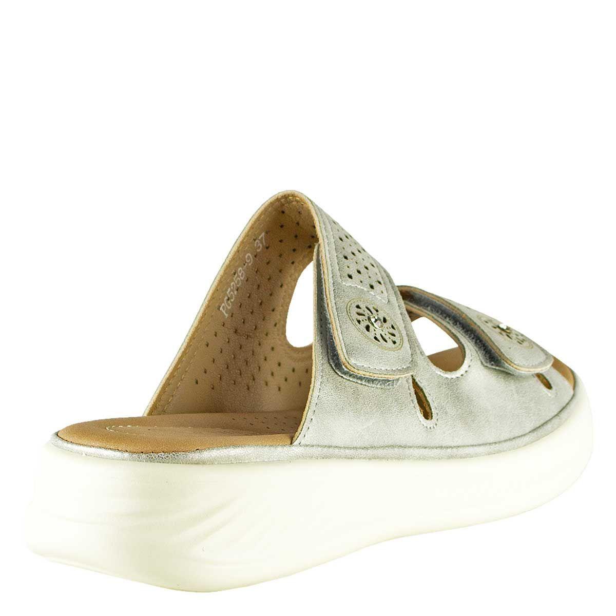 Sandalia Malibú Plateada Takones-3