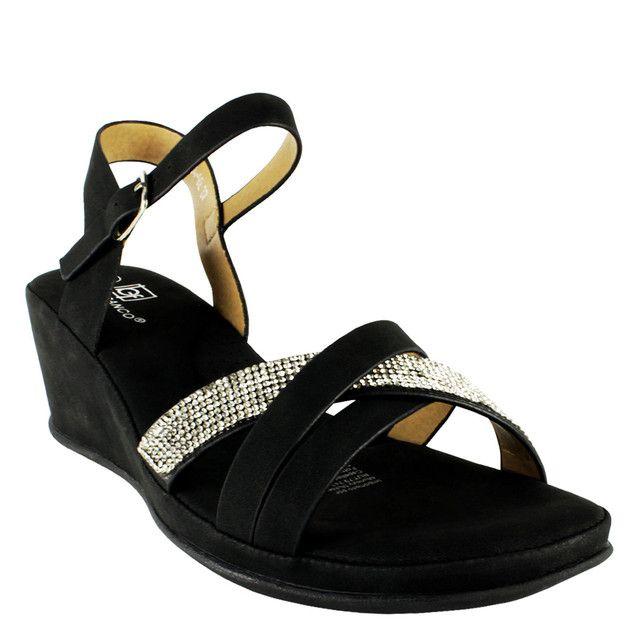 Sandalia Odette Negra Takones-1