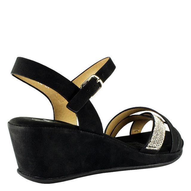 Sandalia Odette Negra Takones-3