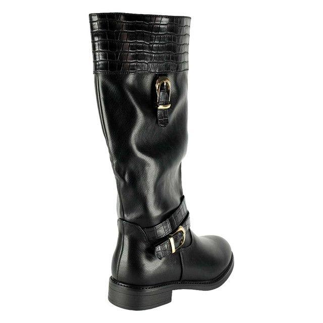 Bota Sabina Negra Takones-3