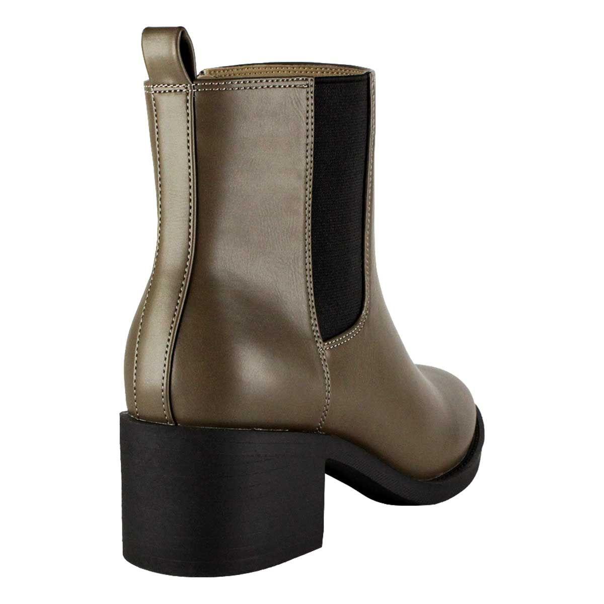 Botín Valentino Taupe Takones-3