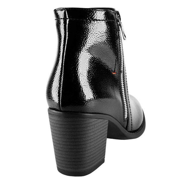 Botín Mónaco Negro Takones-3