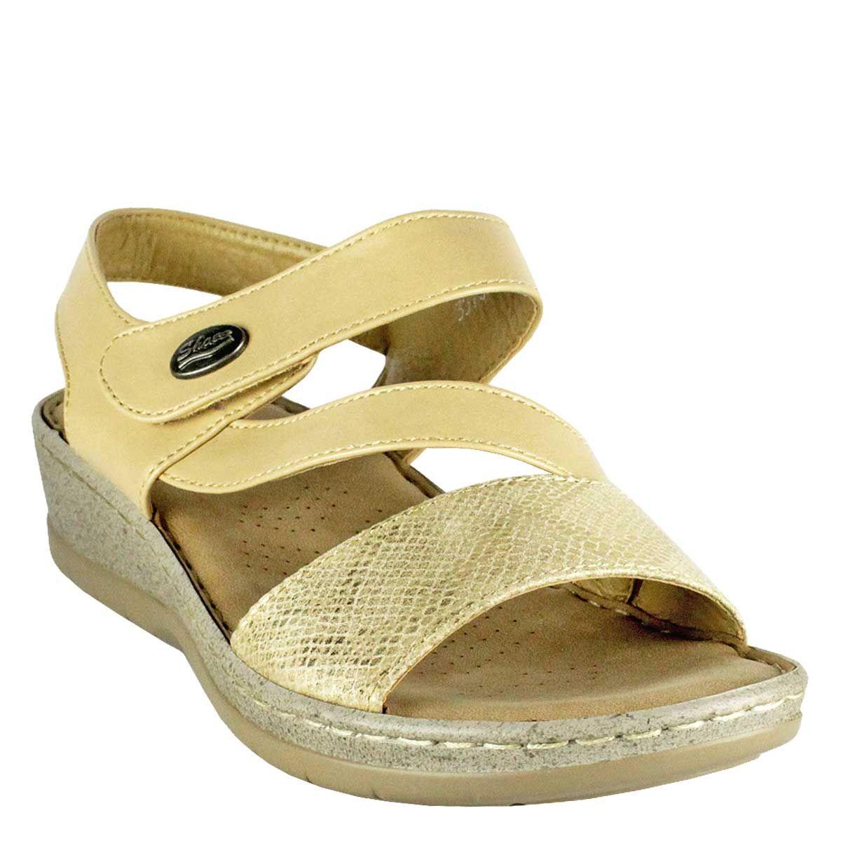 Sandalia Justina Beige Takones-1