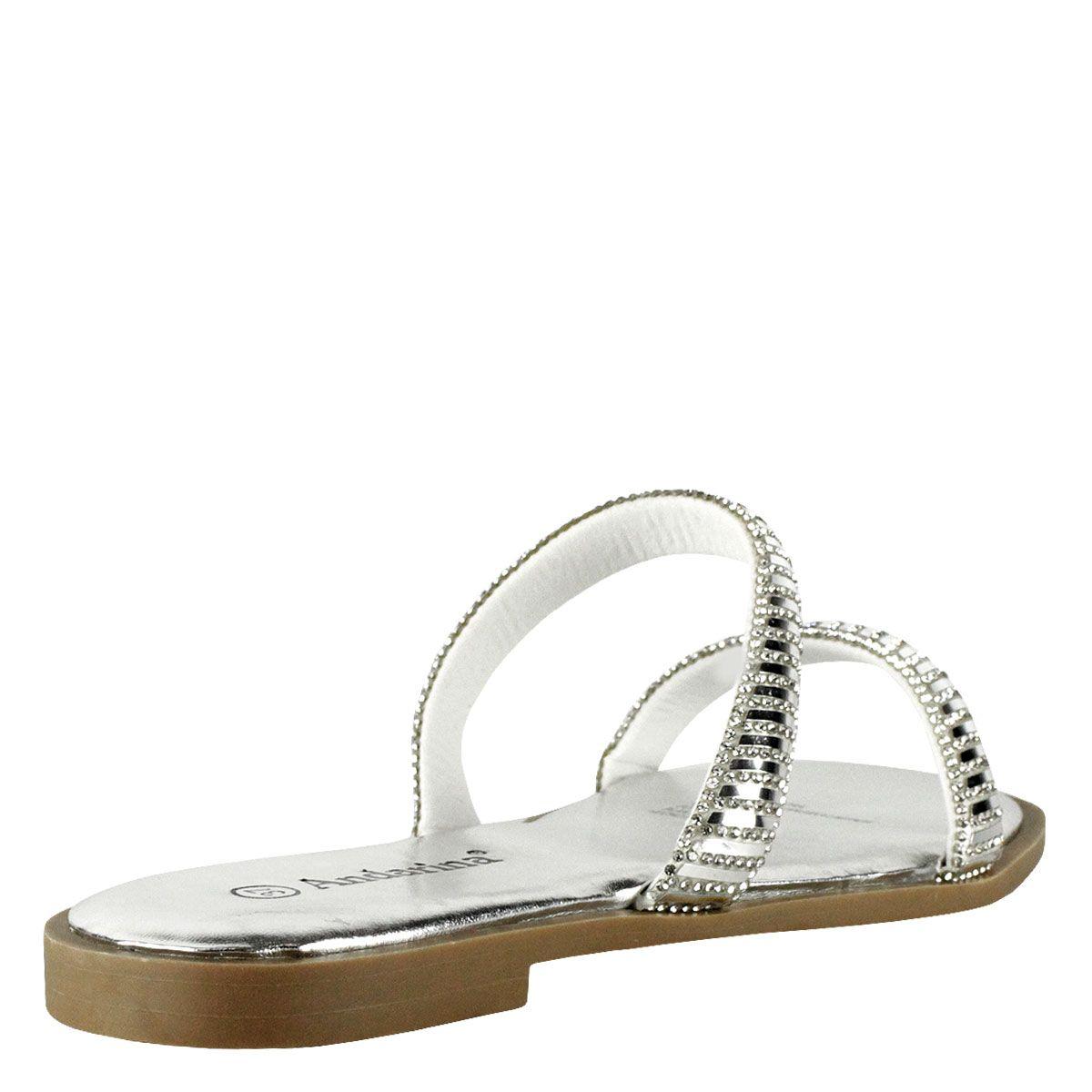 Sandalia Moonlight Plateada Takones-3
