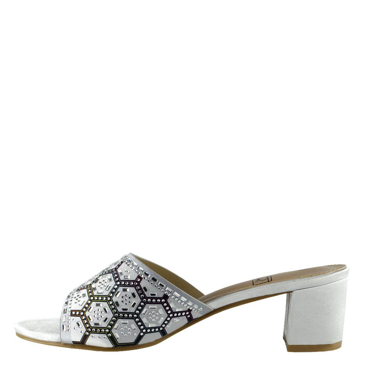 Sandalia Giulia Plateada Takones-2