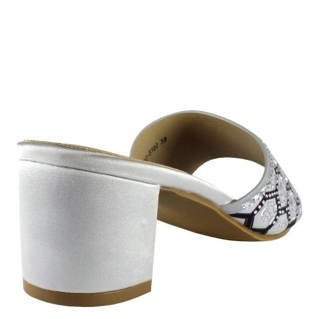 Sandalia Giulia Plateada Takones-3