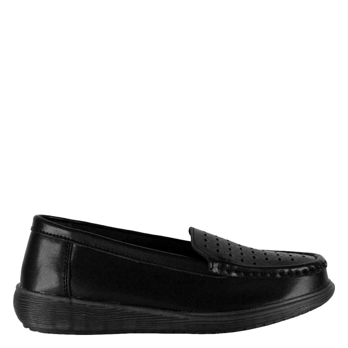Mocasín Adriano Negro de Cuero Takones-0