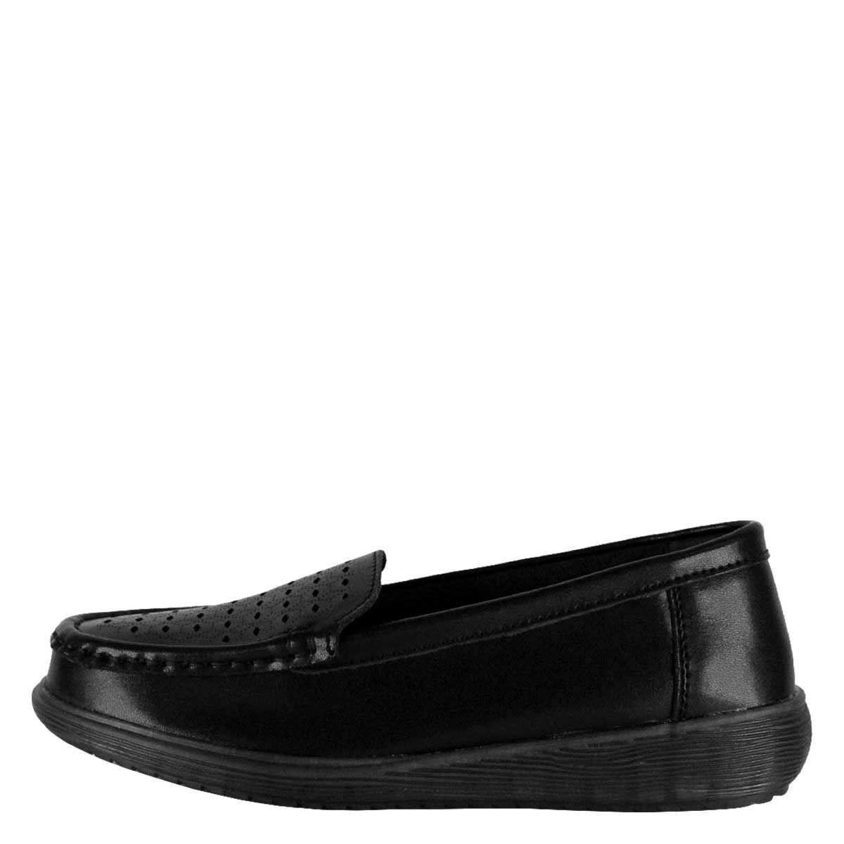 Mocasín Adriano Negro de Cuero Takones-2