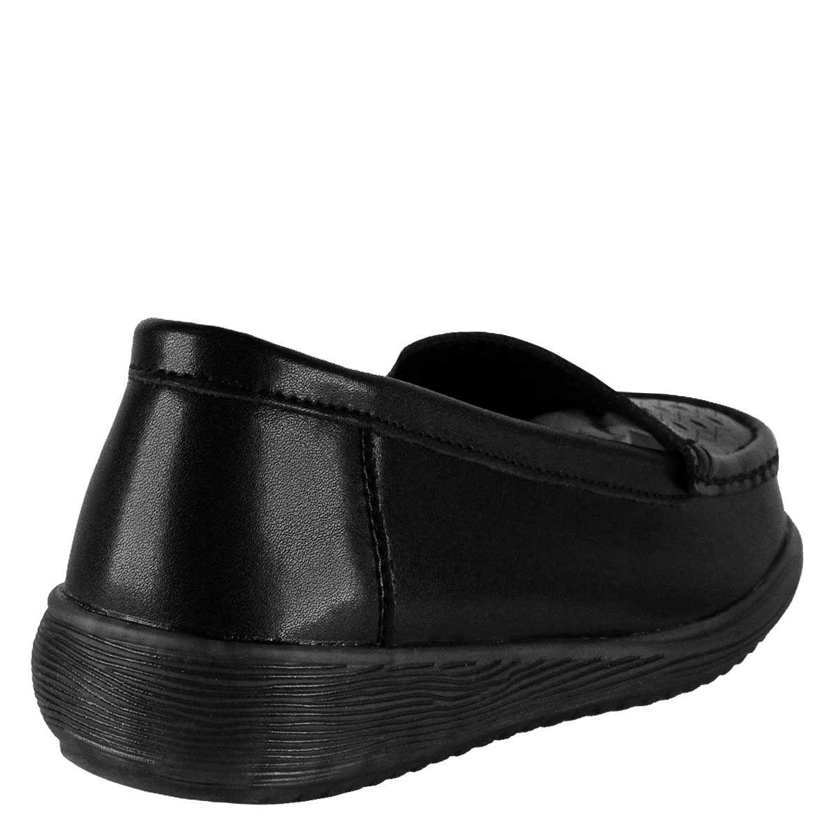 Mocasín Adriano Negro de Cuero Takones-3
