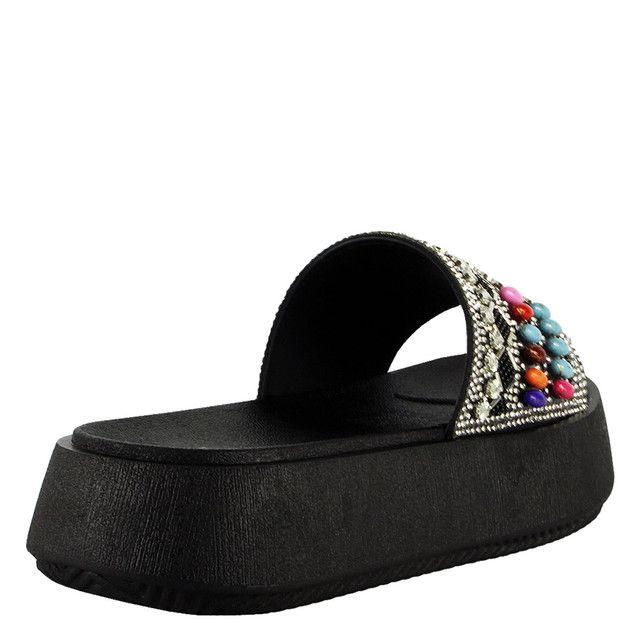 Sandalia Joanne Negra Takones-3