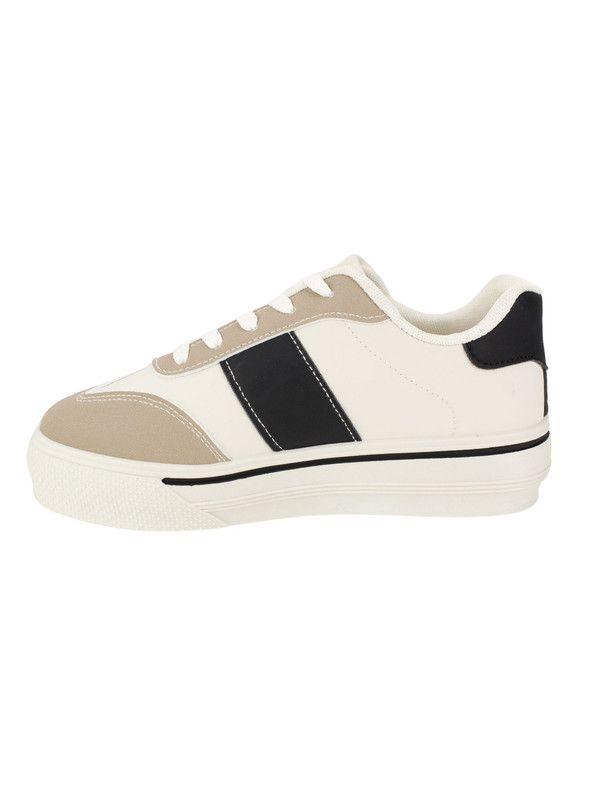 Zapatilla Agua de Coco Bharat Plataforma Beige-2
