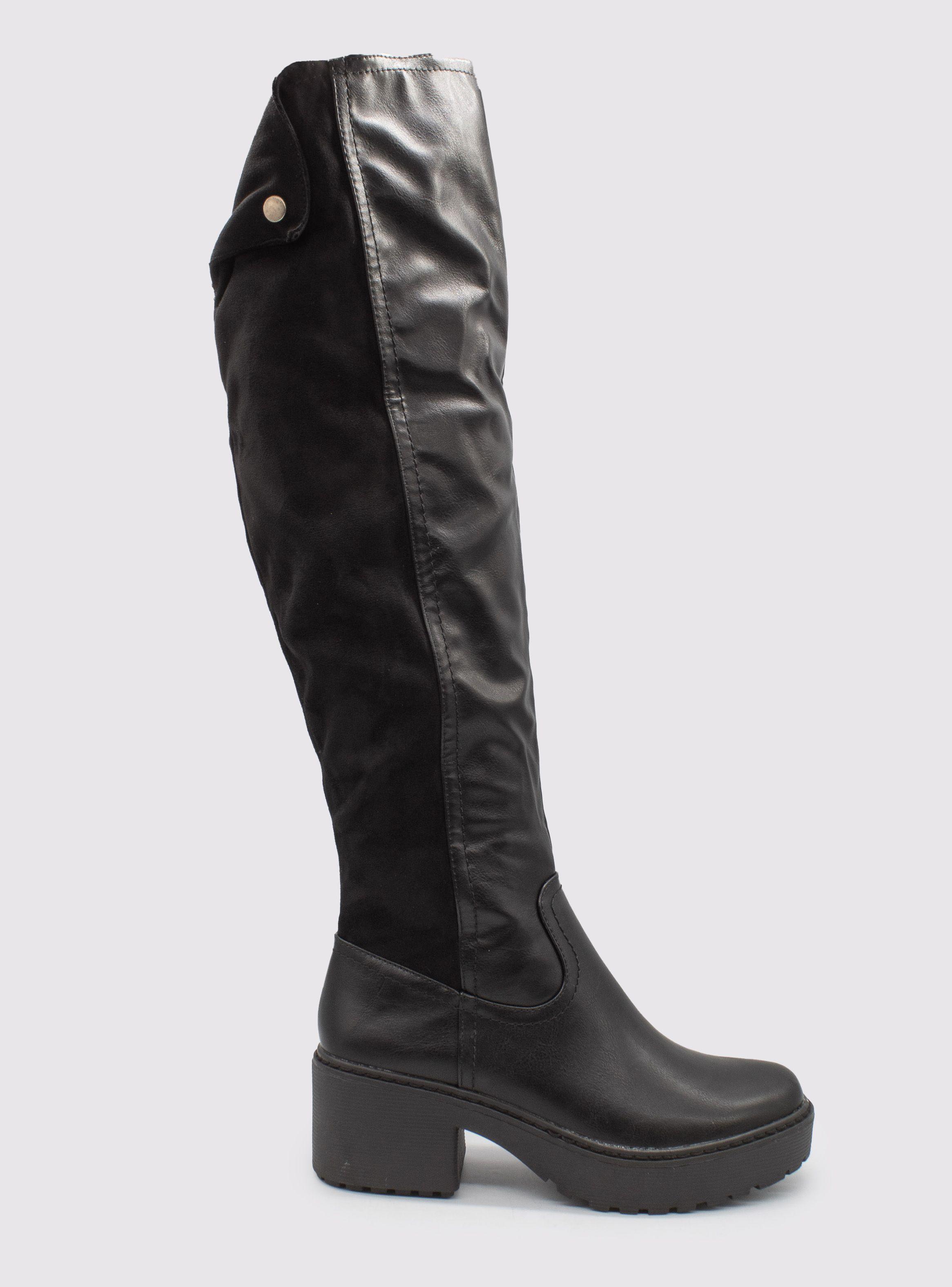 Bota New Walk Mixta Negra-1