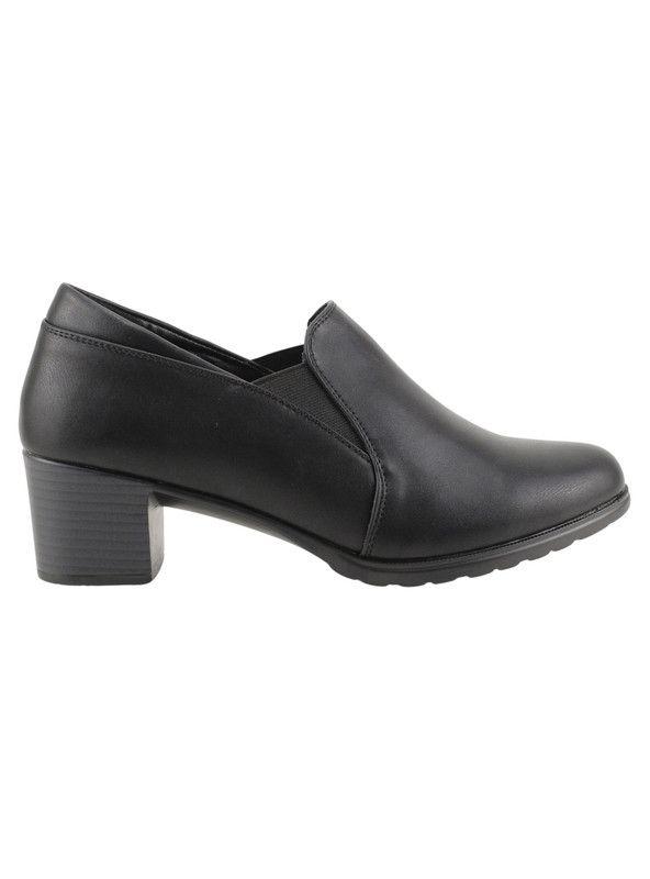 Zapato New Walk Elastizado Negro-0